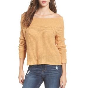 {bp} lofty off the shoulder pullover